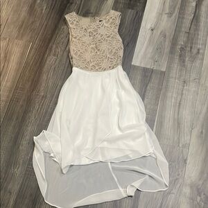 Elegant Lace Overlay Dress